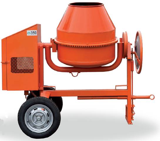 Concrete Mixer - Engine Type